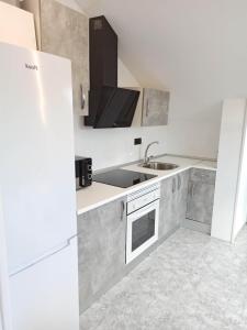 Kuchyň nebo kuchyňský kout v ubytování Apartamento Los olmos
