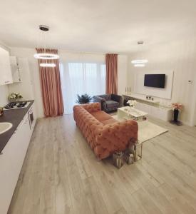 Χώρος καθιστικού στο Apartament Antonia