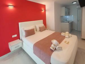 Кровать или кровати в номере House Blerina