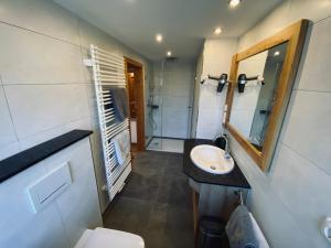 Koupelna v ubytování Haus Unterstöberl + 17 fotografií