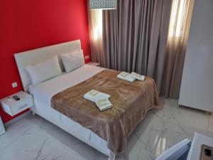 Кровать или кровати в номере House Blerina