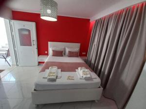 Кровать или кровати в номере House Blerina