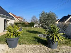 Zahrada ubytování Nuits en Sologne