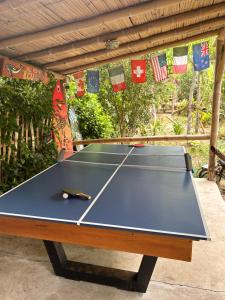 Stolní tenis v ubytování Viejamar B&B nebo okolí