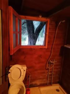 Koupelna v ubytování Auberge Ramz's