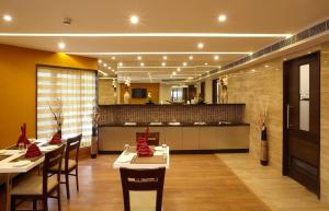 Restaurace v ubytování Golden Fruits Business Suites