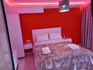 Кровать или кровати в номере House Blerina