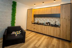 Kuchyňa alebo kuchynka v ubytovaní Apartamenty centrum