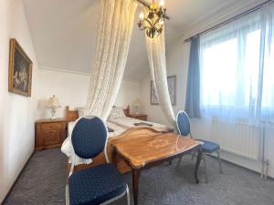 Posteľ alebo postele v izbe v ubytovaní Luxi Romantik Apartments