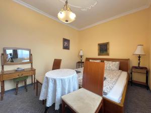 Posteľ alebo postele v izbe v ubytovaní Luxi Romantik Apartments