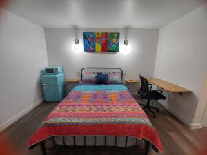 Postel nebo postele na pokoji v ubytování La Unica