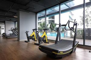 Fitness centrum a/nebo fitness zařízení v ubytování Subang Jaya SS15 6min to Bandar Sunway By Nexx Field