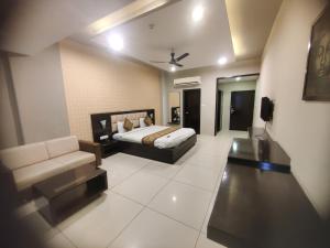 Voodi või voodid majutusasutuse HOTEL RESTANDVIEW toas
