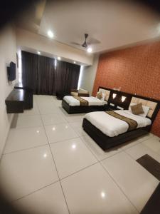Voodi või voodid majutusasutuse HOTEL RESTANDVIEW toas