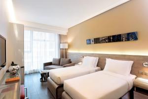 Sjónvarps- og/eða afþreyingartæki á Lodgewood by Nina Hospitality Mong Kok