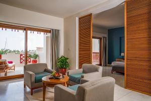 Posezení v ubytování Sifawy Boutique Hotel
