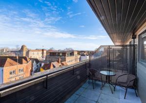 Balkón nebo terasa v ubytování St Nicholas Hotel Colchester