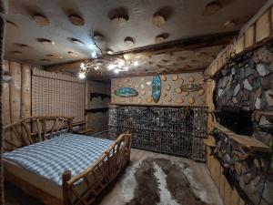 Krevet ili kreveti na kat u jedinici u objektu Кереге-Таш
