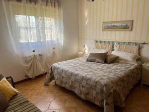 Postel nebo postele na pokoji v ubytování Casa vacanze La Via del Mare
