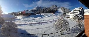 Heerlijke wandel of ski vakantie in Torgon Portes du Soleil v zimě