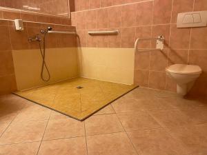Koupelna v ubytování TOP HOTEL Praha