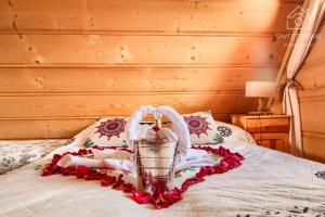 Posteľ alebo postele v izbe v ubytovaní Oaza Tatry I