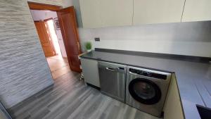 Kuchyň nebo kuchyňský kout v ubytování Villa Mondriana