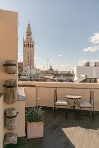 Balkon lub taras w obiekcie Angeles 6- Giralda Luxury by Valcambre