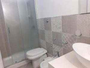 Koupelna v ubytování Villa Cecilia