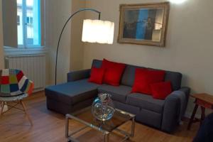A seating area at Amor Fati
