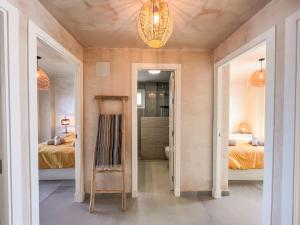 Łóżko lub łóżka w pokoju w obiekcie Tarifa Cozy House - Minimaliste