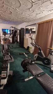 Fitnes oz. oprema za telovadbo v nastanitvi Hotel Garni Zimmermann