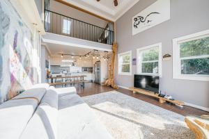 Et tv og/eller underholdning på Gallery Sohee's House