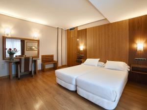 A bed or beds in a room at Zenit Dos Infantas