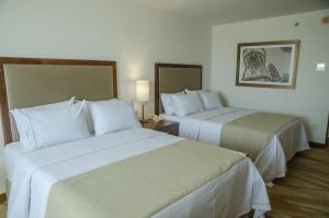 Postel nebo postele na pokoji v ubytování Holiday Inn Express and Suites Celaya by IHG