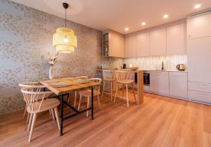 Kuchyňa alebo kuchynka v ubytovaní Apartament Dziwnów Sagaris Spa