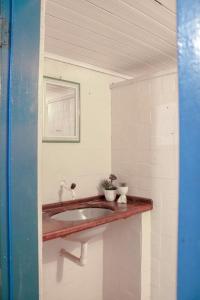 Phòng tắm tại Pousada Casa da Penha
