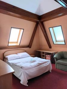 Postel nebo postele na pokoji v ubytování Motel Delfin **