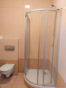 Koupelna v ubytování Motel Delfin **