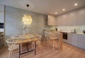 Kuchyňa alebo kuchynka v ubytovaní Apartament Dziwnów Sagaris Spa