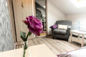 Postel nebo postele na pokoji v ubytování NISA Apartments