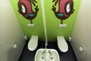 Vannituba majutusasutuses KaBa Hostel