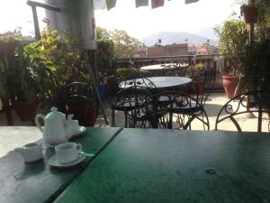 Restaurace v ubytování Kathmandu Peace Guesthouse