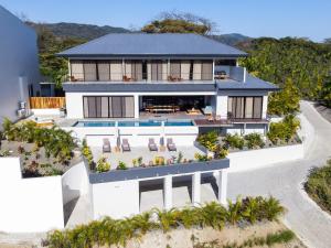 an aerial view of a house at Casa Ojos Azules, Nosara. New Listing in Nosara