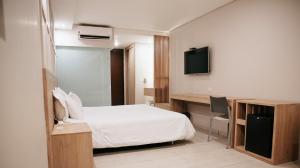Μια τηλεόραση ή/και κέντρο ψυχαγωγίας στο Hotel Dix