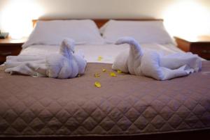 Posteľ alebo postele v izbe v ubytovaní Hotel Vistula