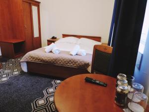 Posteľ alebo postele v izbe v ubytovaní Hotel Vistula