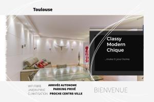 Certifikát, ocenenie alebo iný dokument vystavený v ubytovaní Appartement Standing à Toulouse en centre ville