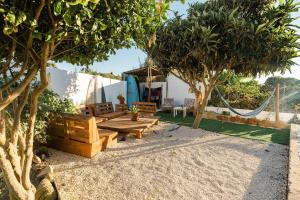 Сад в Aldeia Caiçara Surf House