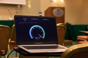 TV a/nebo společenská místnost v ubytování NilHotel Florence + 37 fotografií